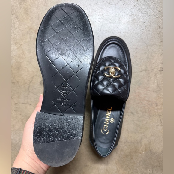 Chanel Turnlock Loafers - Picture 2 of 4